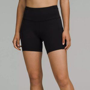Fast and Free High-Rise Short 6" - Black Size 4